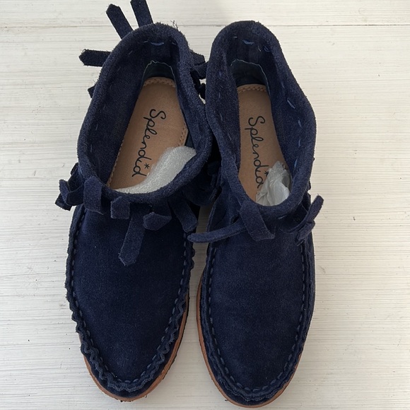 Splendid navy suede booties - Picture 2 of 5